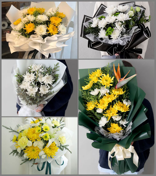 广东梅州市五华县双华镇大陂村白事花束代送